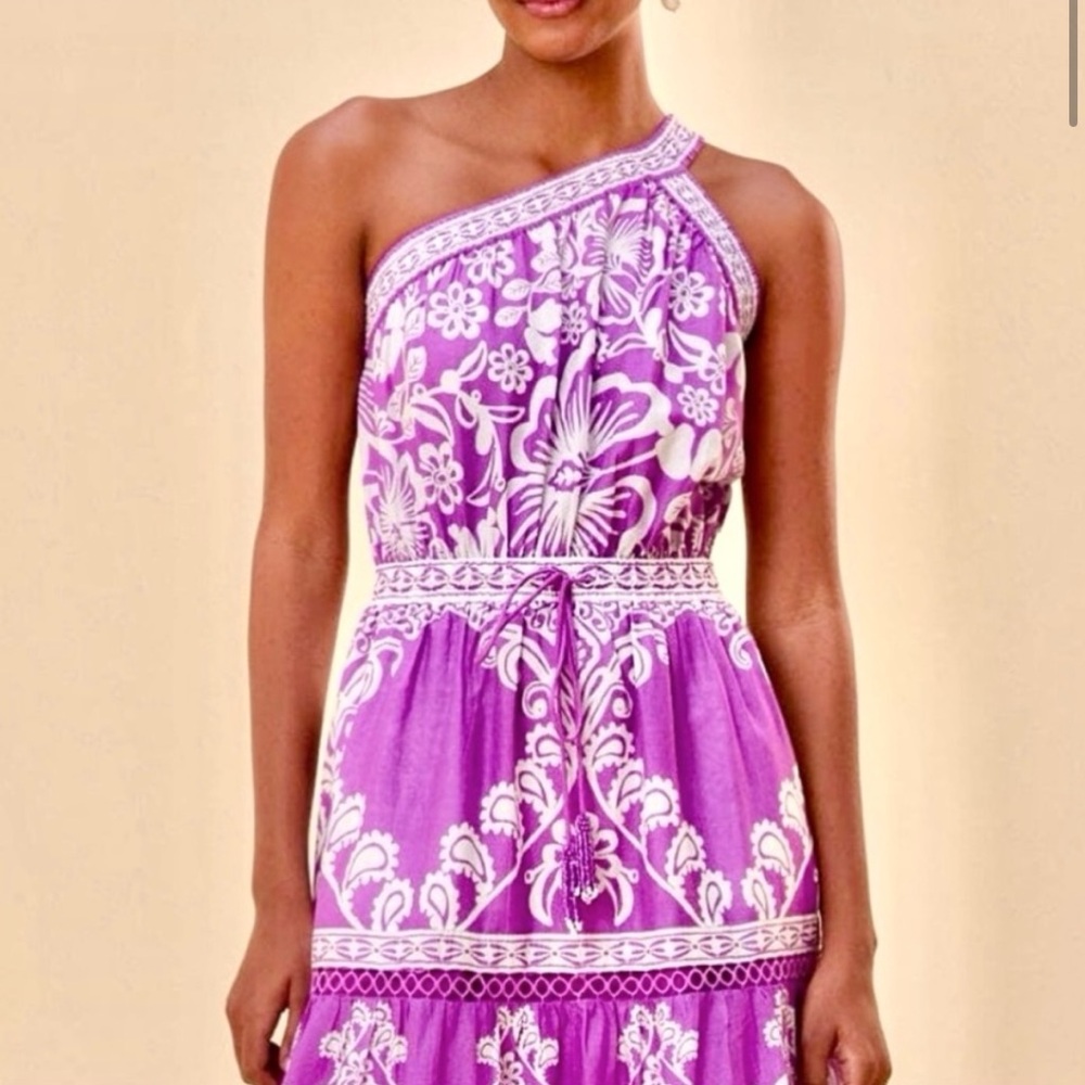 FARM Rio Sweet Garden Lilac Maxi Dress - Picture 6 of 10